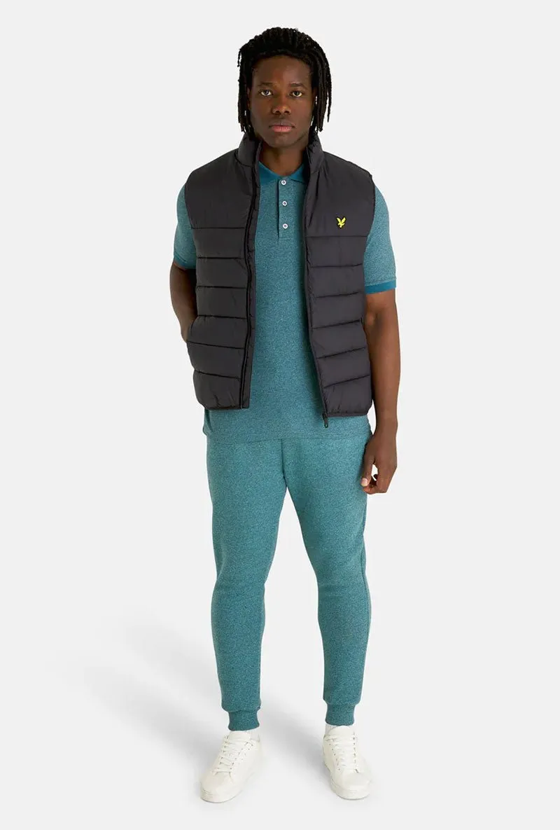 LYLE AND SCOTT VINTAGE MARL POLO SHIRT