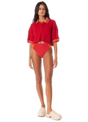 Maaji Apple Red Solene  Shirt