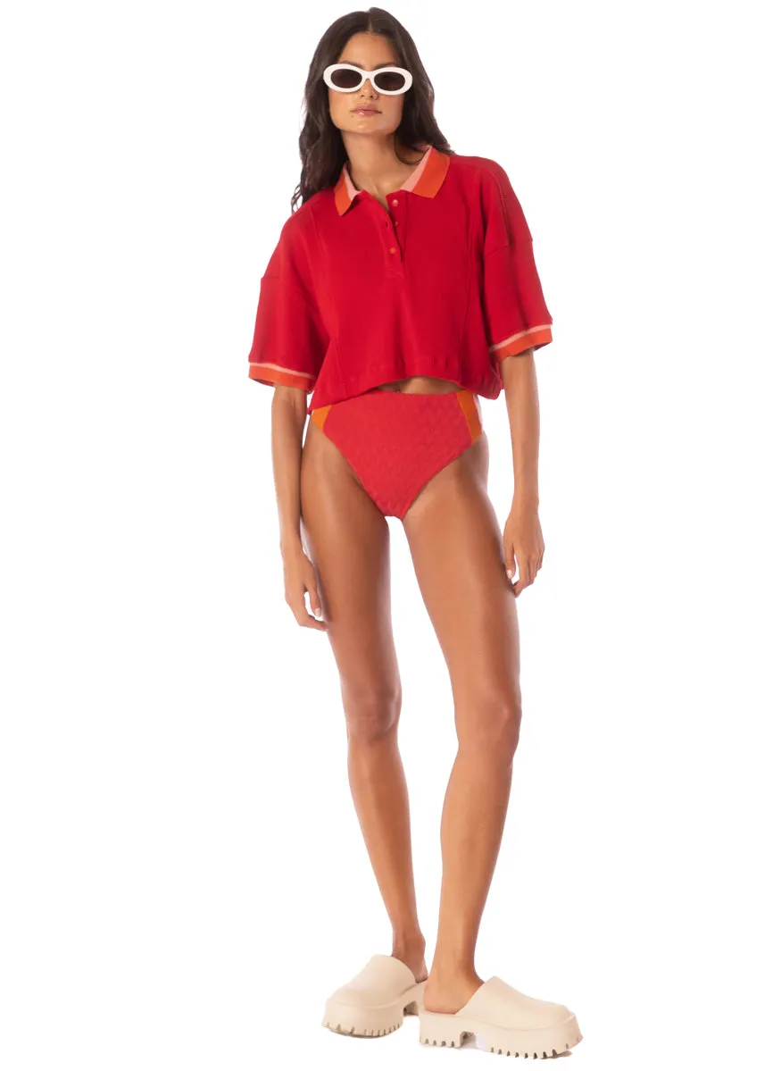 Maaji Apple Red Solene  Shirt