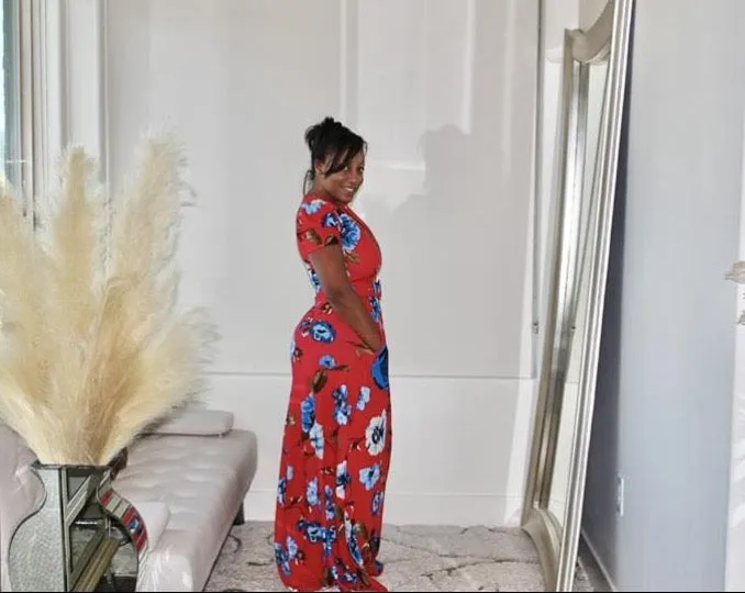 Madison Floral Maxi Dress