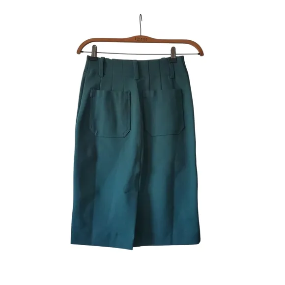Maeve by Anthropologie High Rise Ponte Stretch Retro Pin-up Pencil Skirt XS