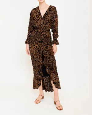 Mahagony Skirt Leopard