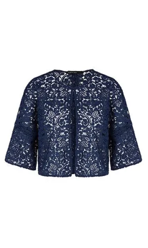 Marccain Lace 3/4 Sleeve Jacket Na3118w21