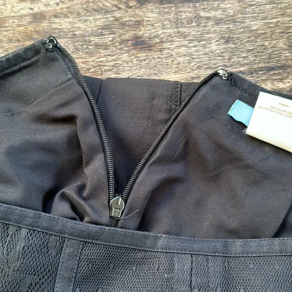 Marciano Women's pencil Skirt Stretch Black Knee Length Cotton Wide Waist Size 2