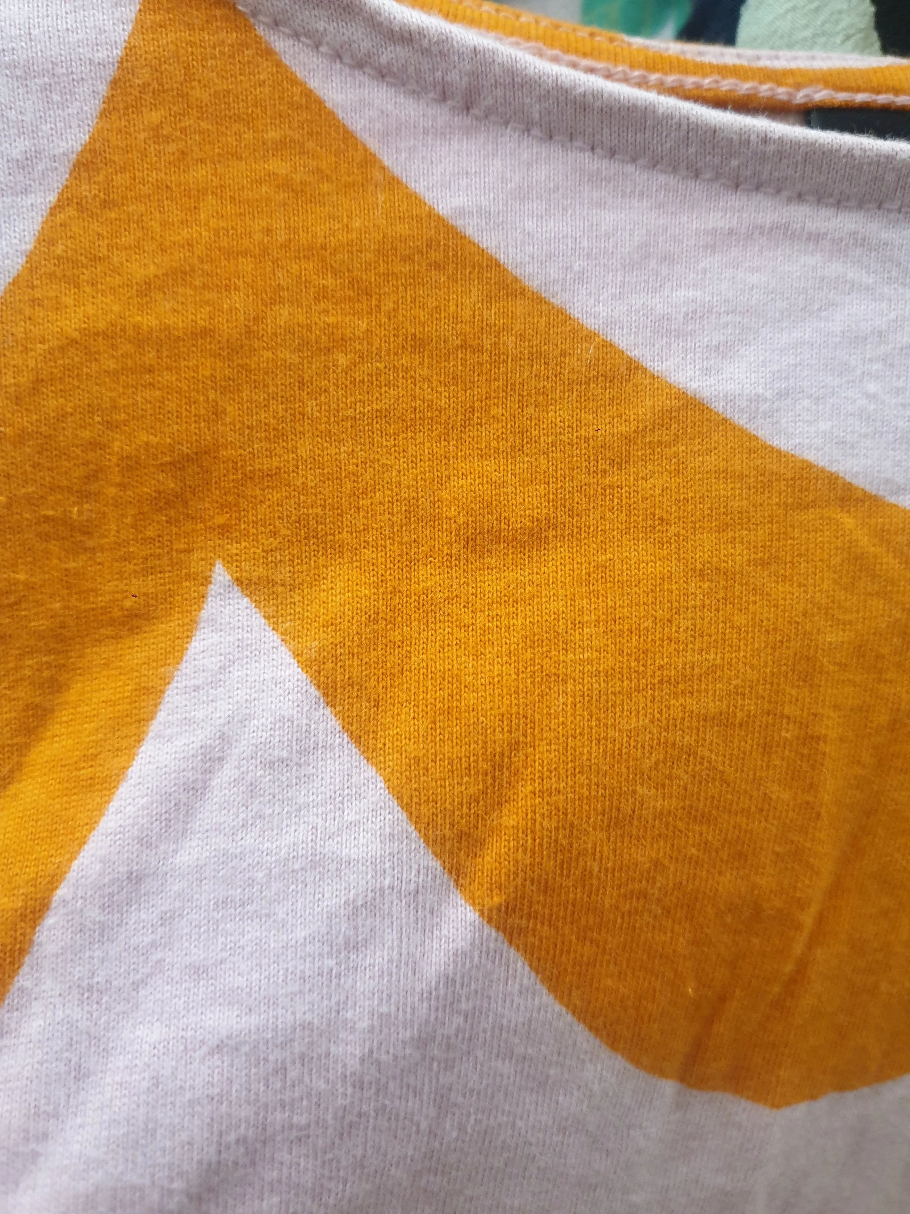 Marimekko   Uniqlo pink and orange print top size S