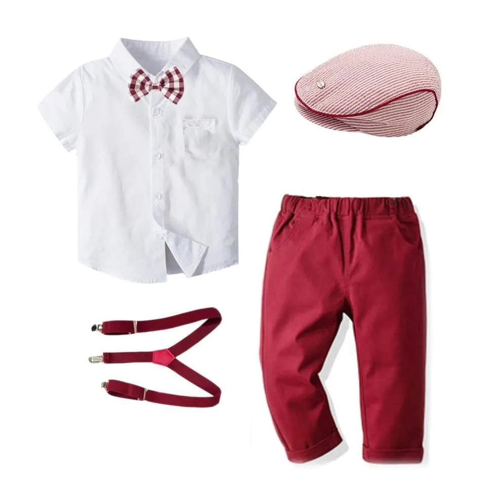 Maroon Boys Clothing Set