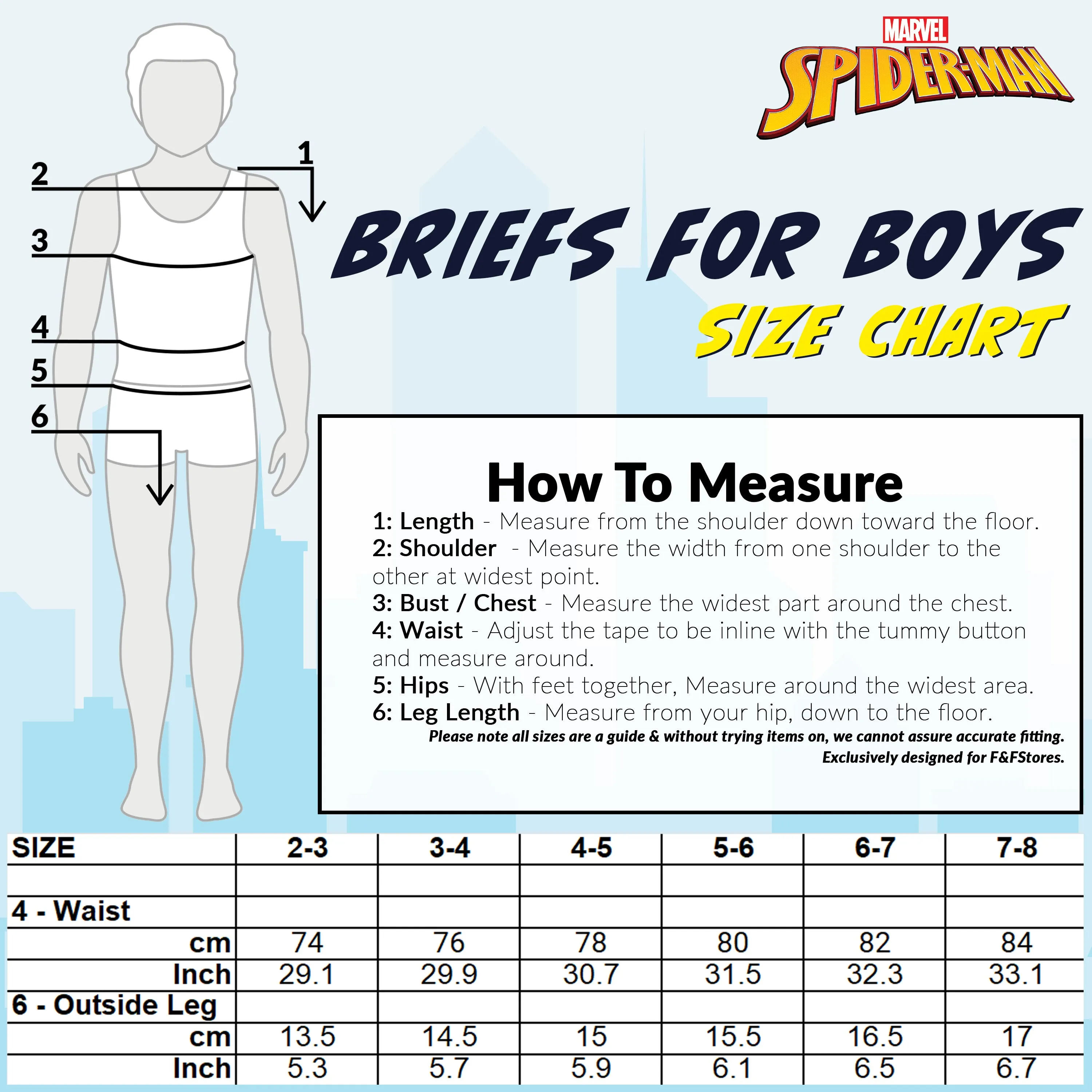 Marvel Boys Briefs Underwear, Comfy Breathable Pants for Kids - Pack of 5