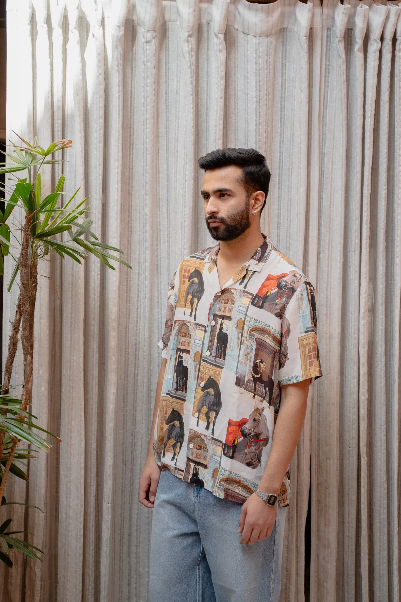 Marwari War Horse Oversize Shirt