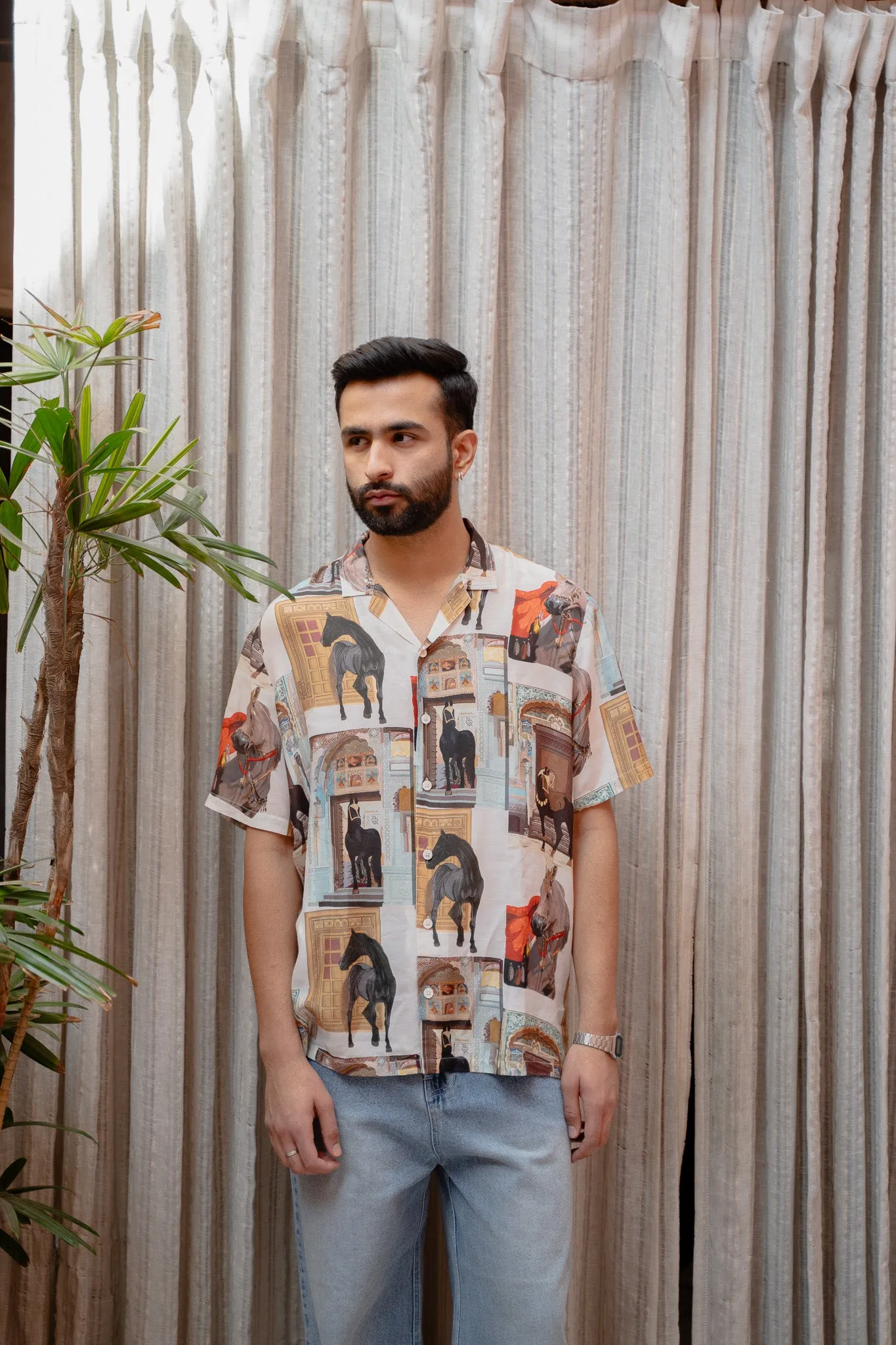 Marwari War Horse Oversize Shirt