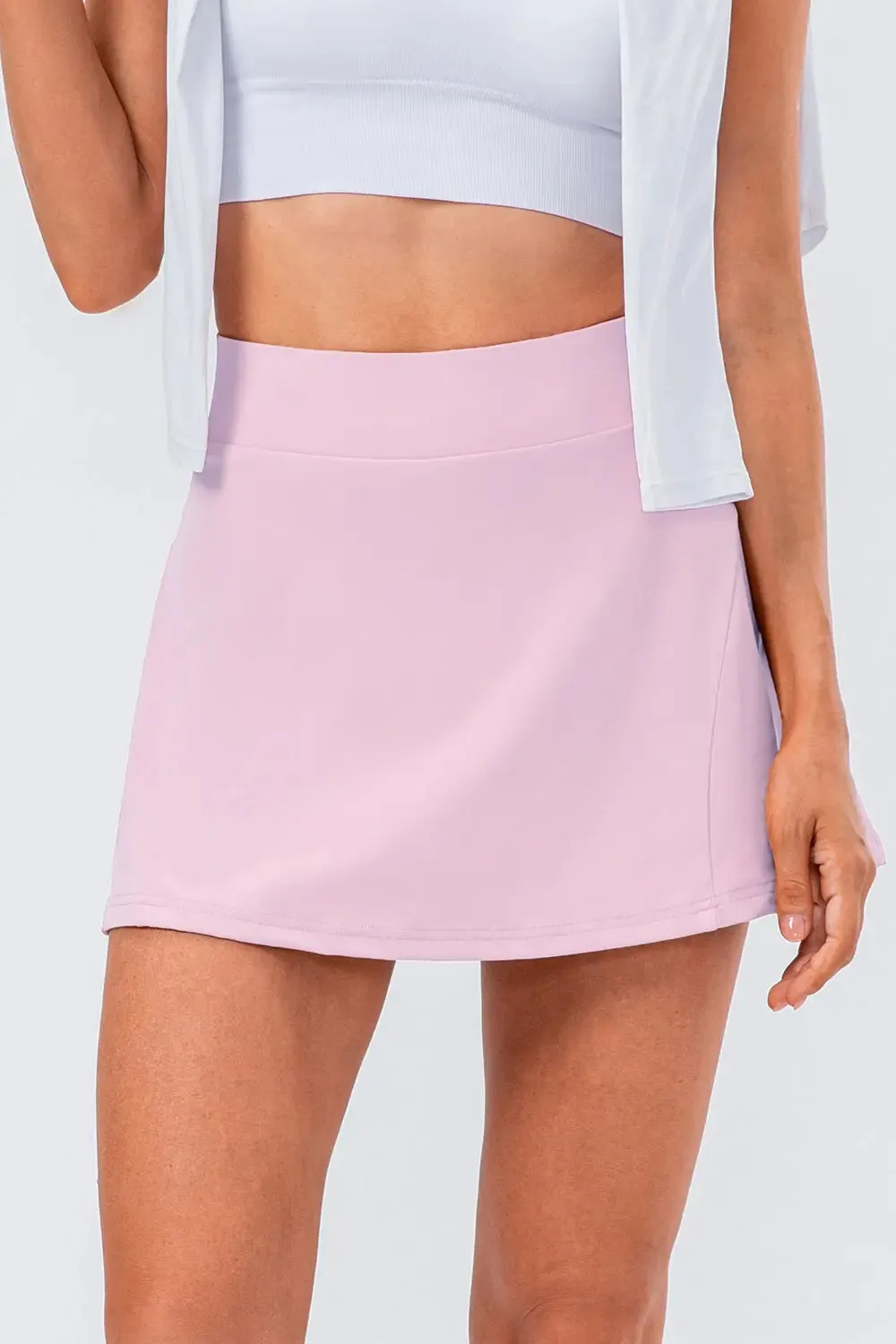 'Maryam' High Waist Pleated Active Skirt