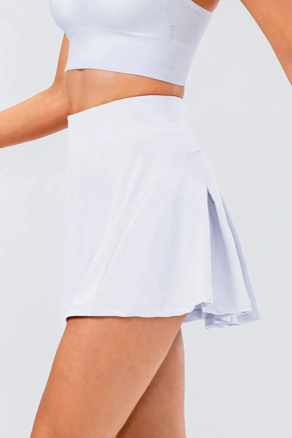 'Maryam' High Waist Pleated Active Skirt