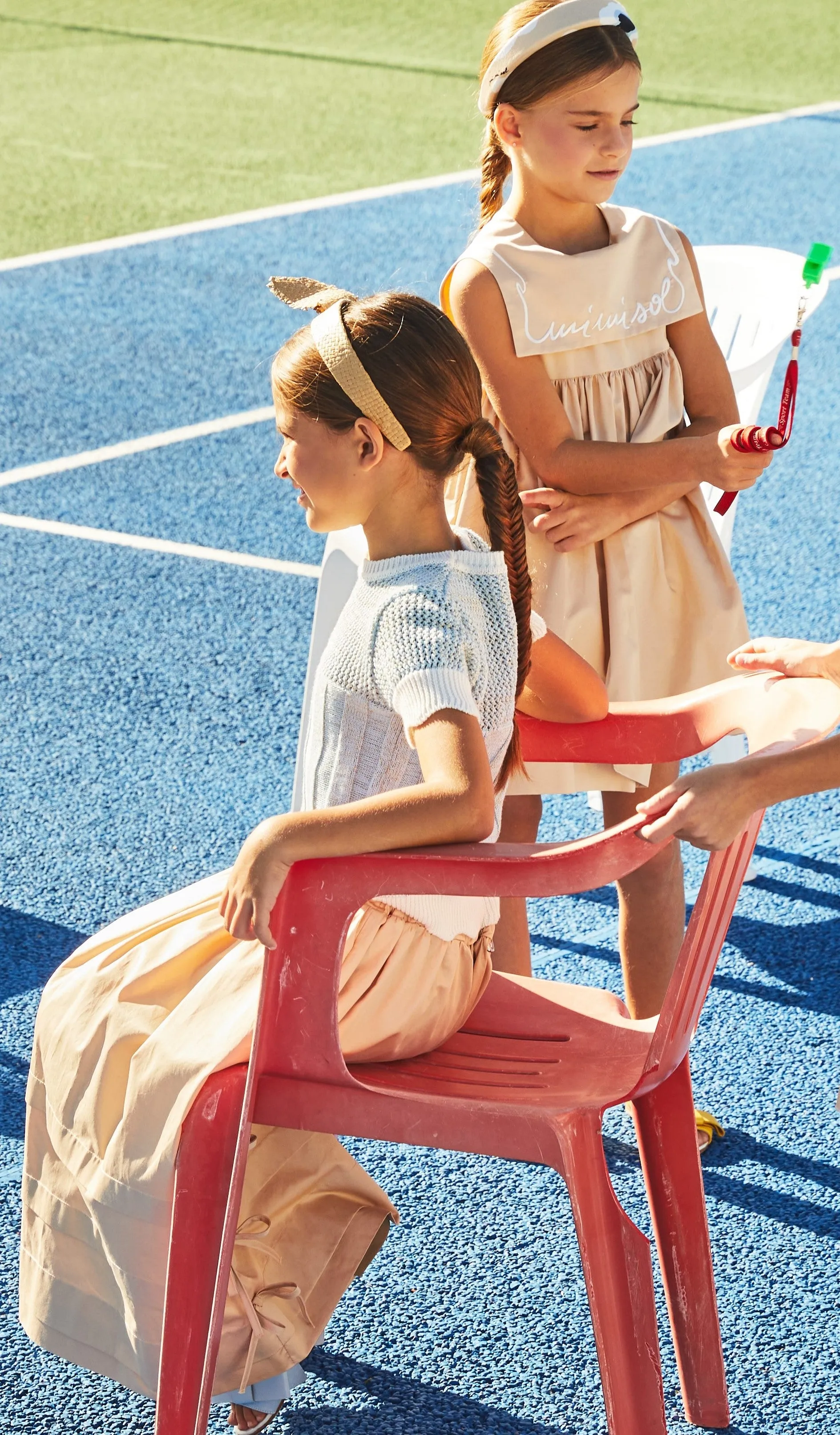 Maxi beige skirt by Mimisol