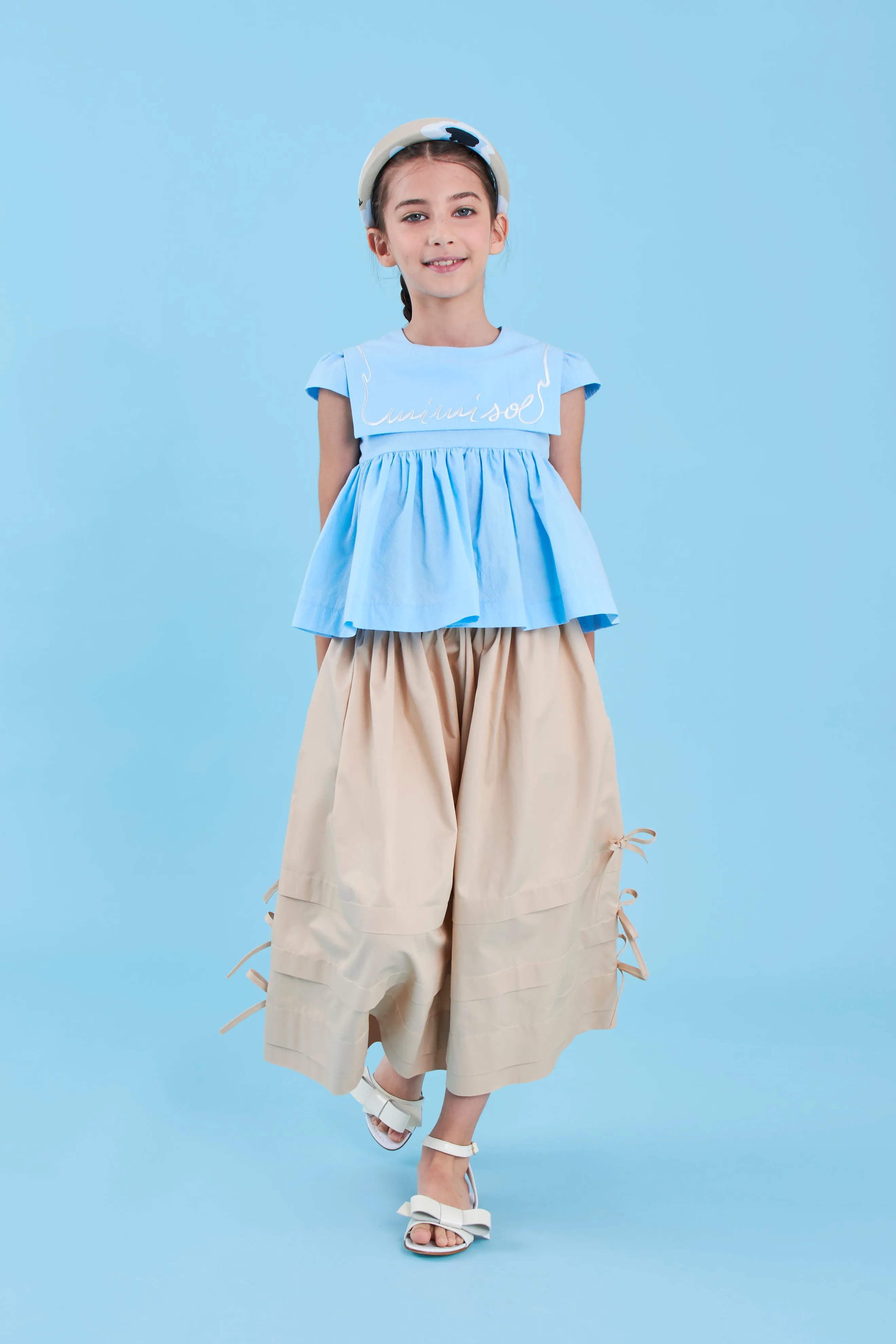 Maxi beige skirt by Mimisol