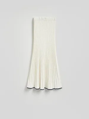 Maxi jersey skirt