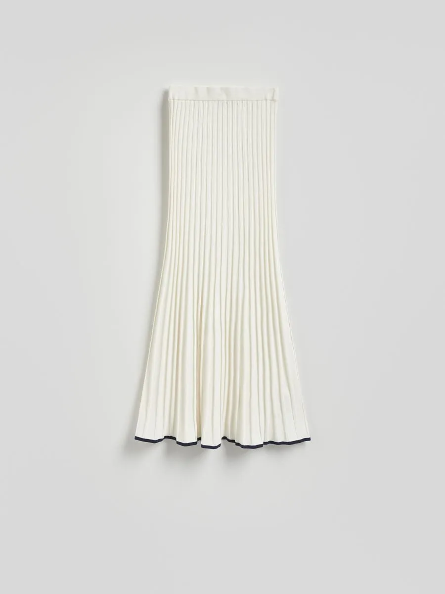 Maxi jersey skirt