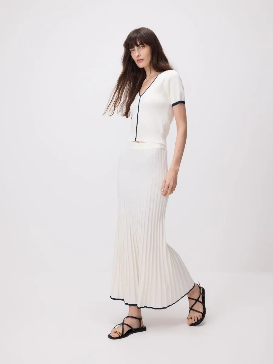 Maxi jersey skirt