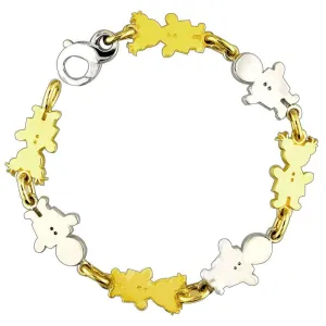 Medium Classic Kids Sziro Boy and Girl Charm Bracelet