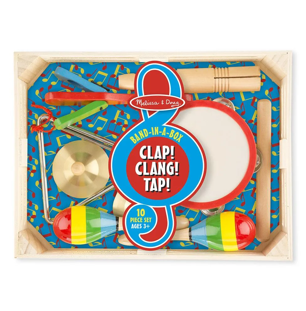 Melissa & Doug Band-in-a Box Clap! Clang! Tap!