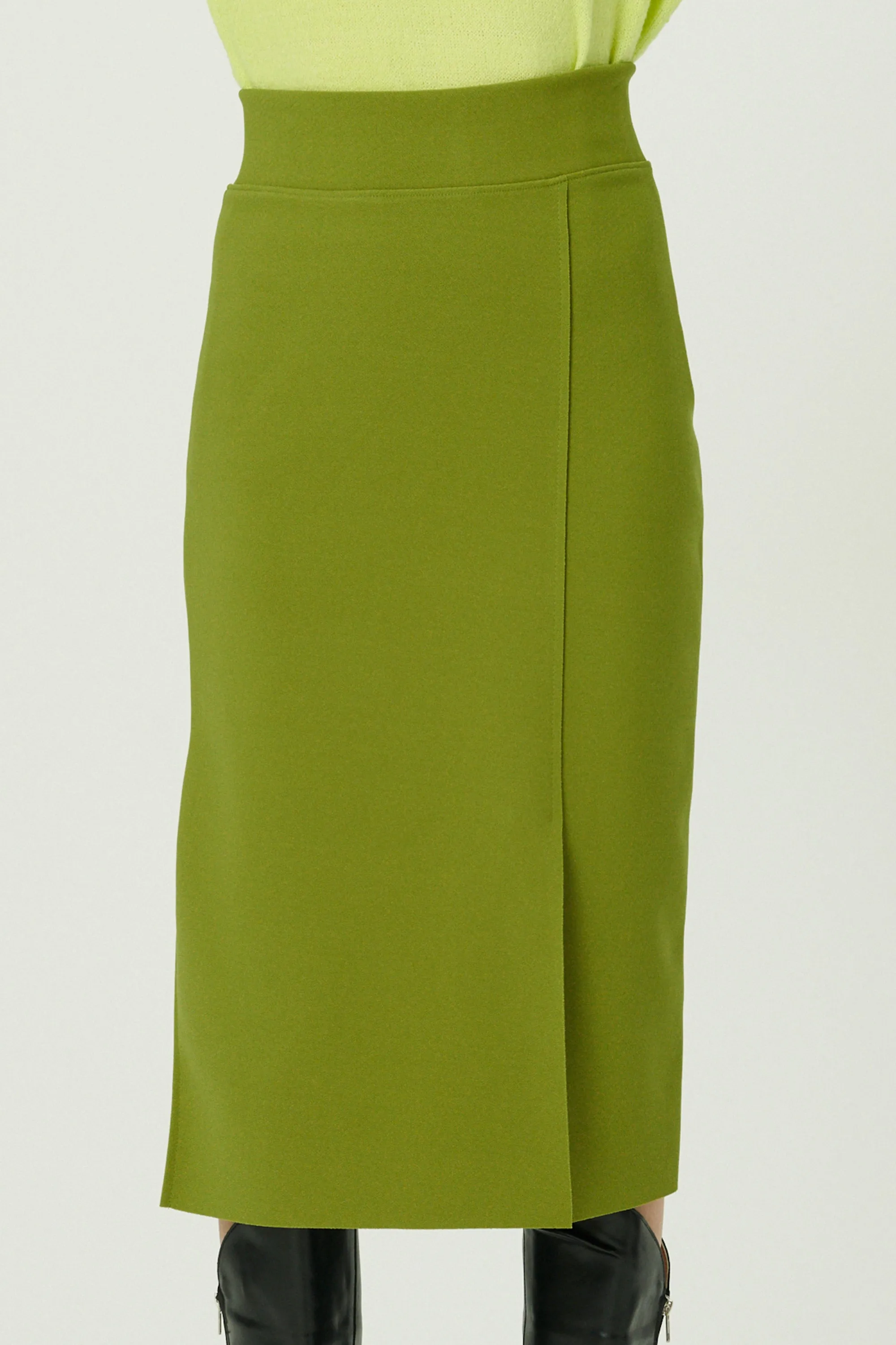 Melissa Slit Front Stretch Skirt