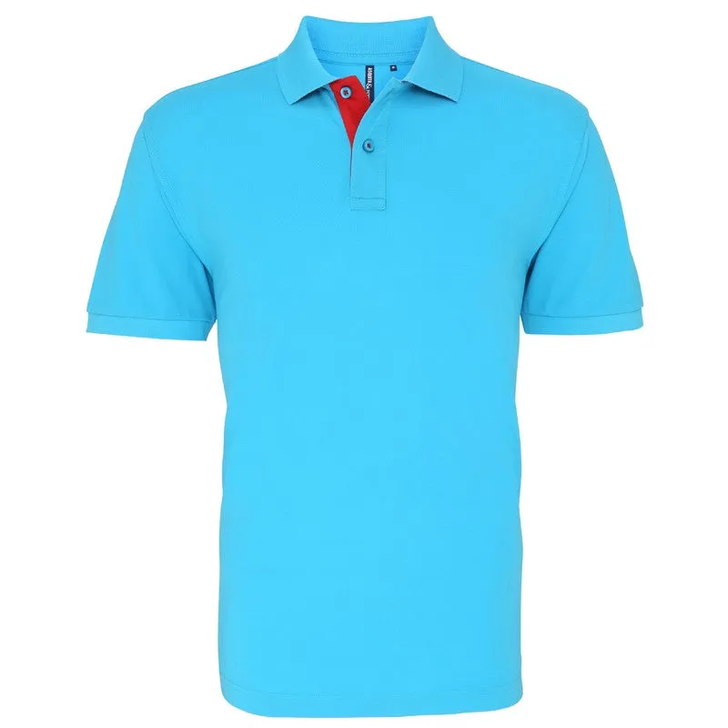 Mens classic fit - contrast polo, Personalised Gift