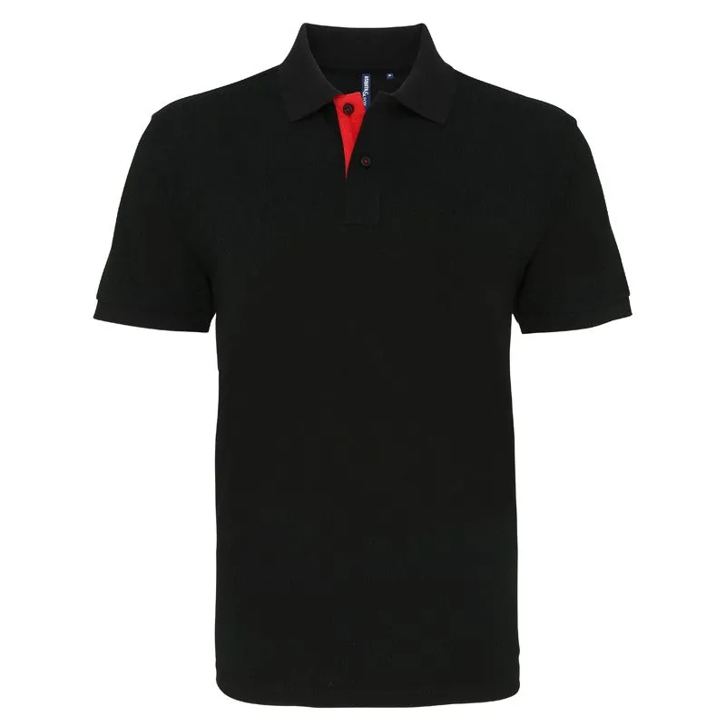 Mens classic fit - contrast polo, Personalised Gift
