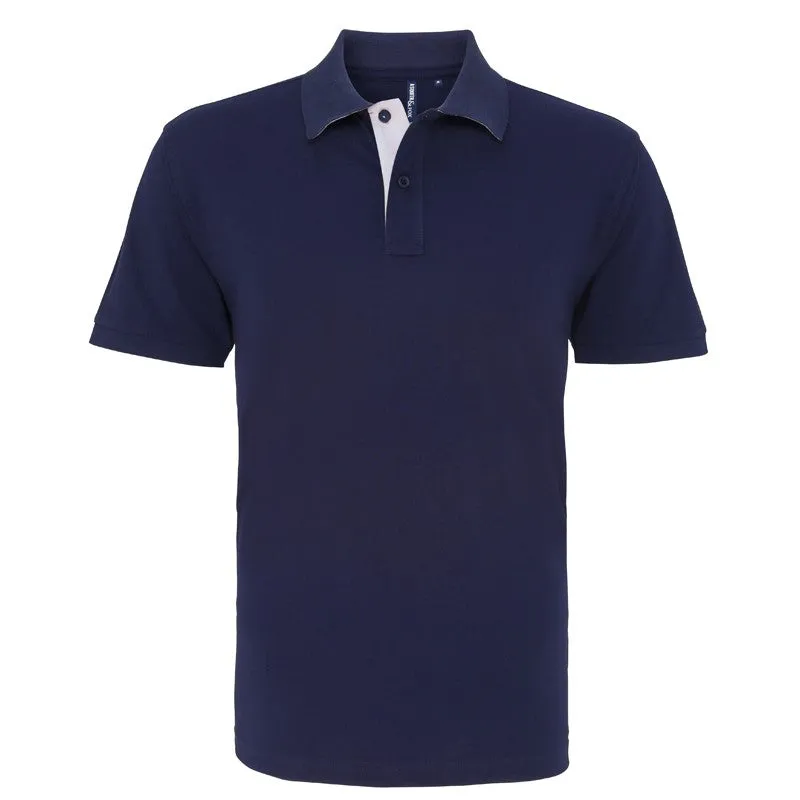 Mens classic fit - contrast polo, Personalised Gift
