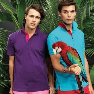 Mens classic fit - contrast polo, Personalised Gift