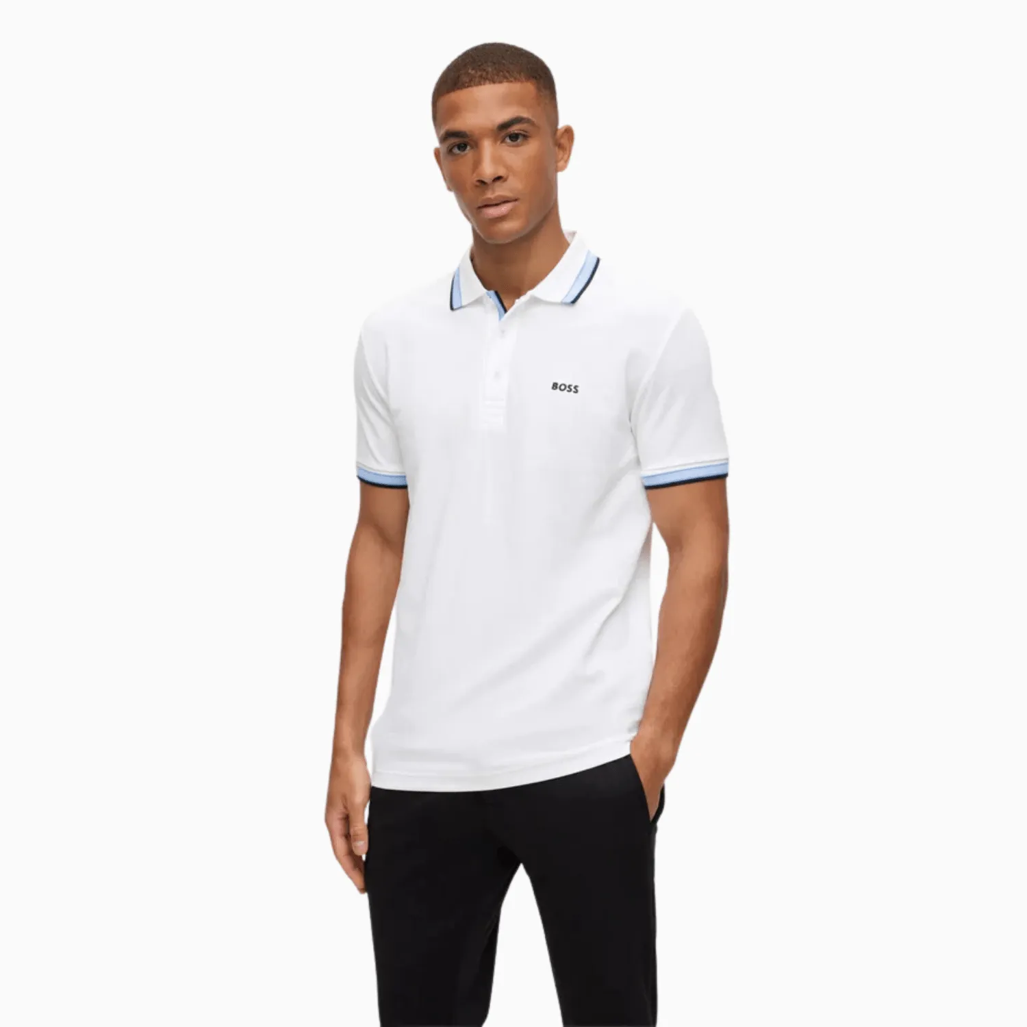 Men's Cotton Polo Shirt With Logo