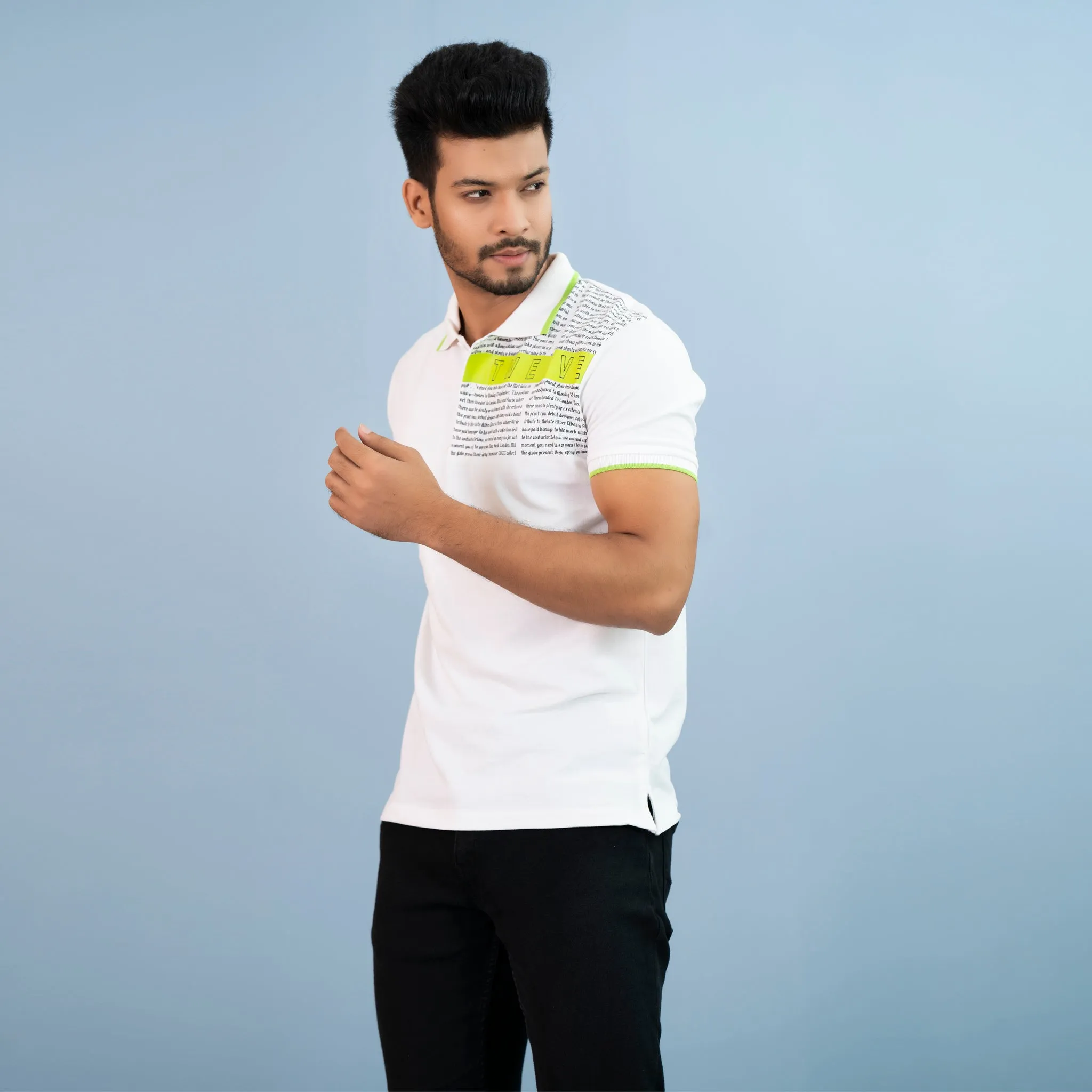 Mens Polo-White