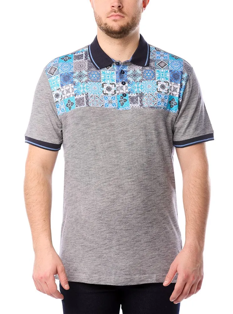Men's short sleeve polo