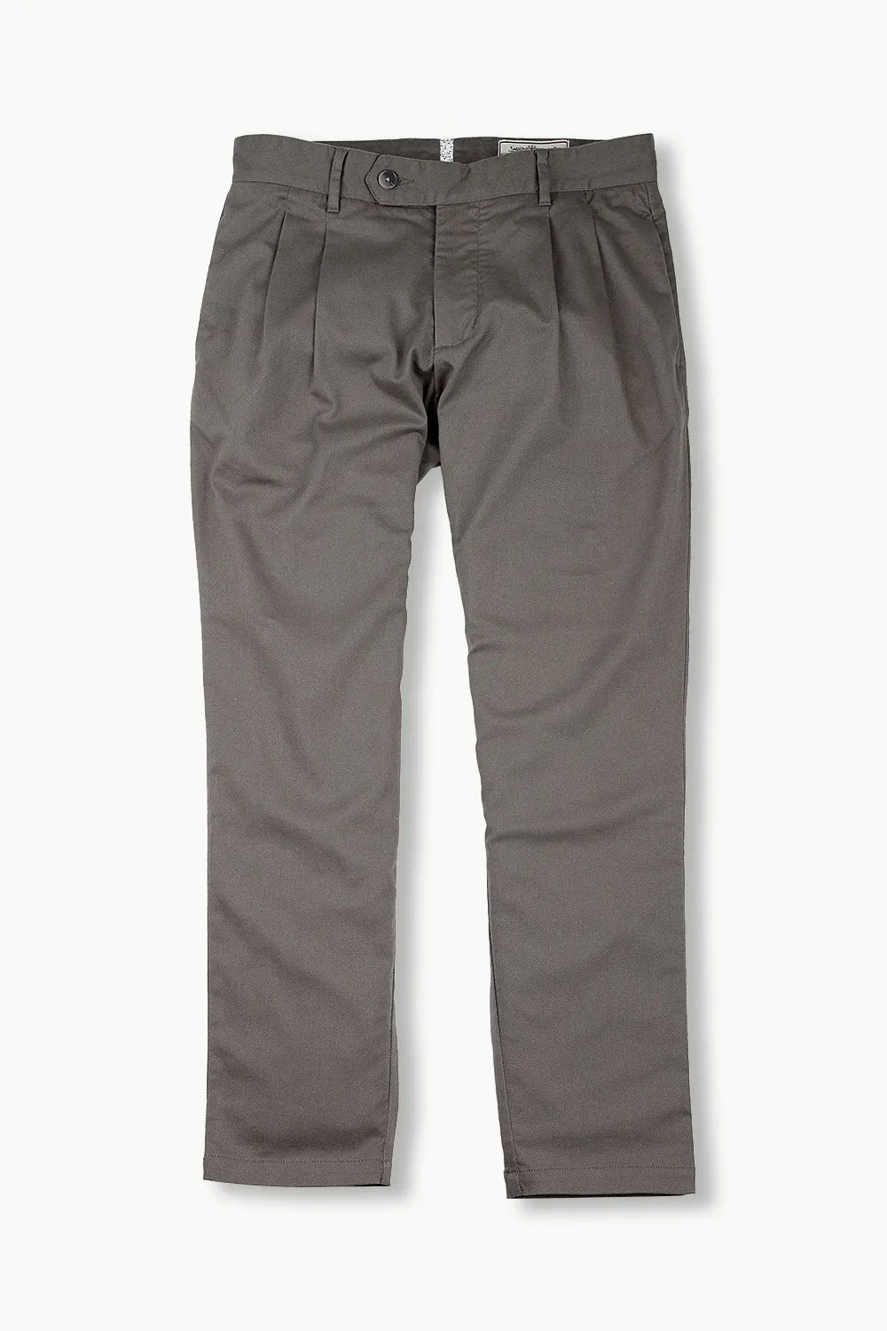 Mens Slate Grey Pleated Pants