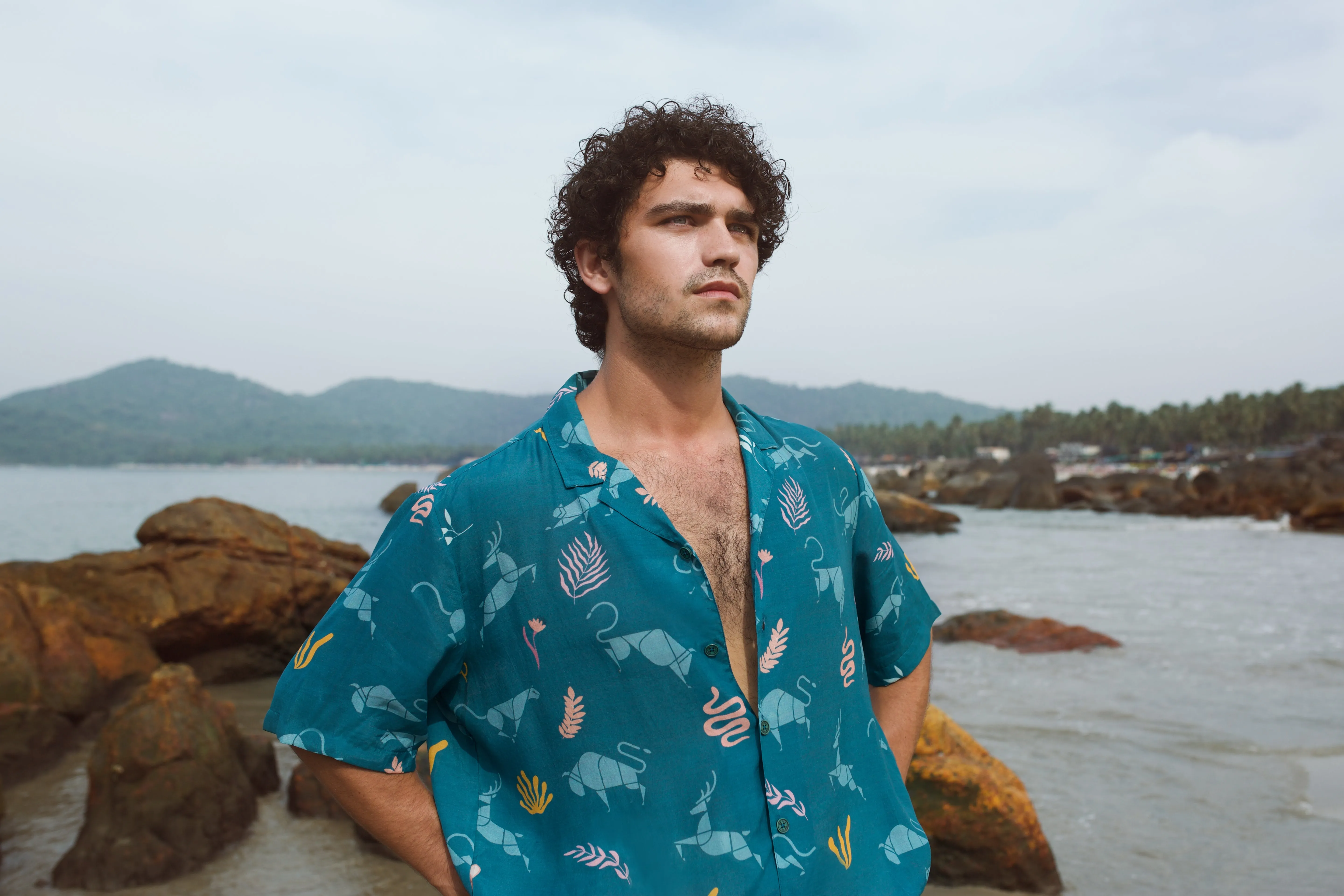 Mexican Blue Oversize Shirt