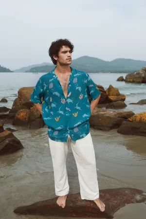 Mexican Blue Oversize Shirt