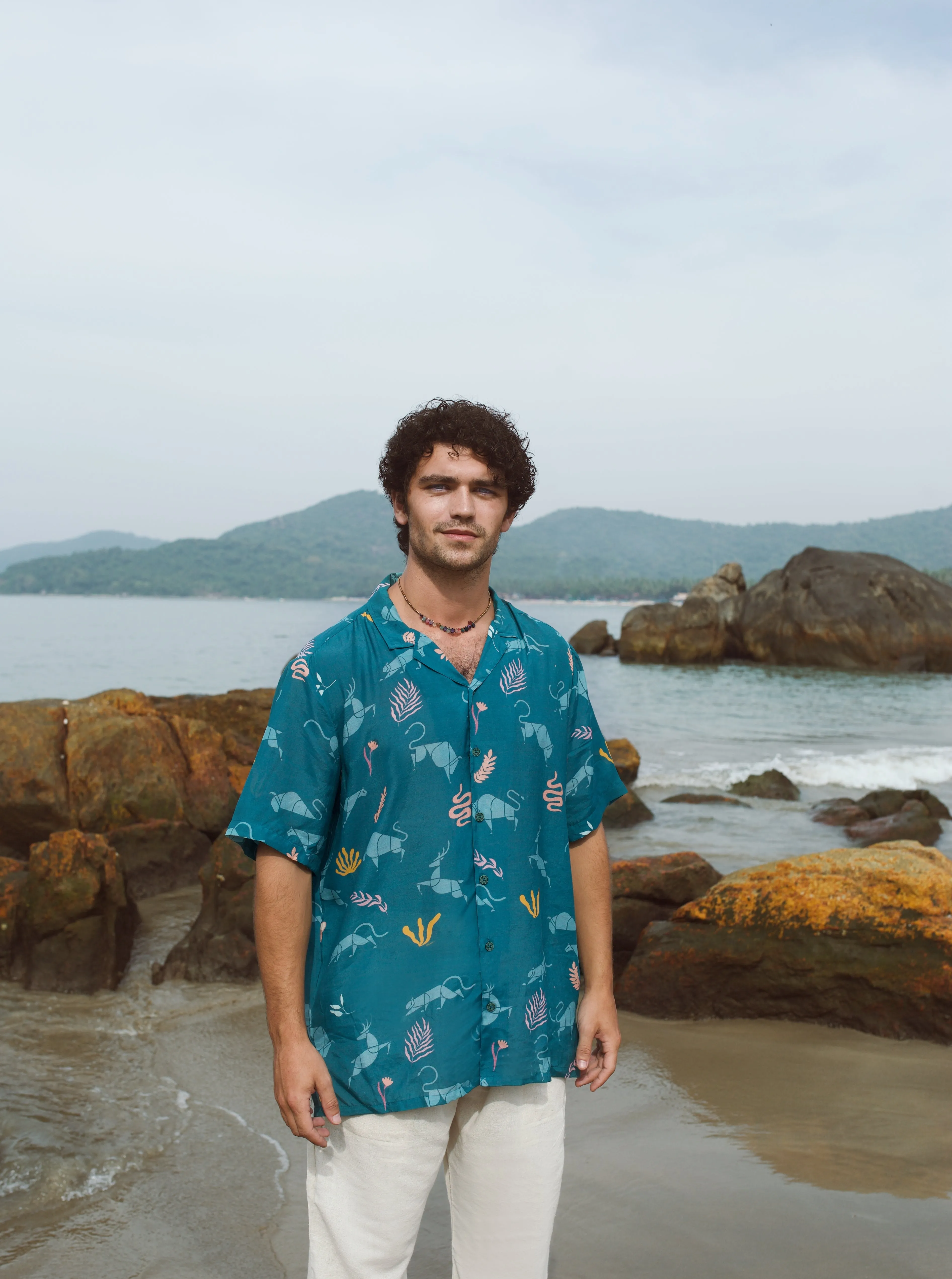 Mexican Blue Oversize Shirt