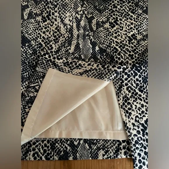 Michael Kors Snakeskin Print Pencil Skirt