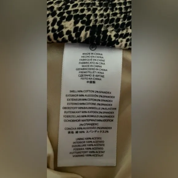 Michael Kors Snakeskin Print Pencil Skirt