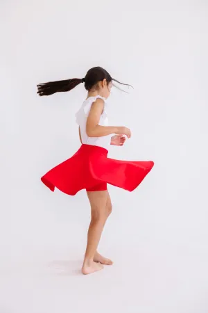 Mila & Rose Twirl Skort - Red