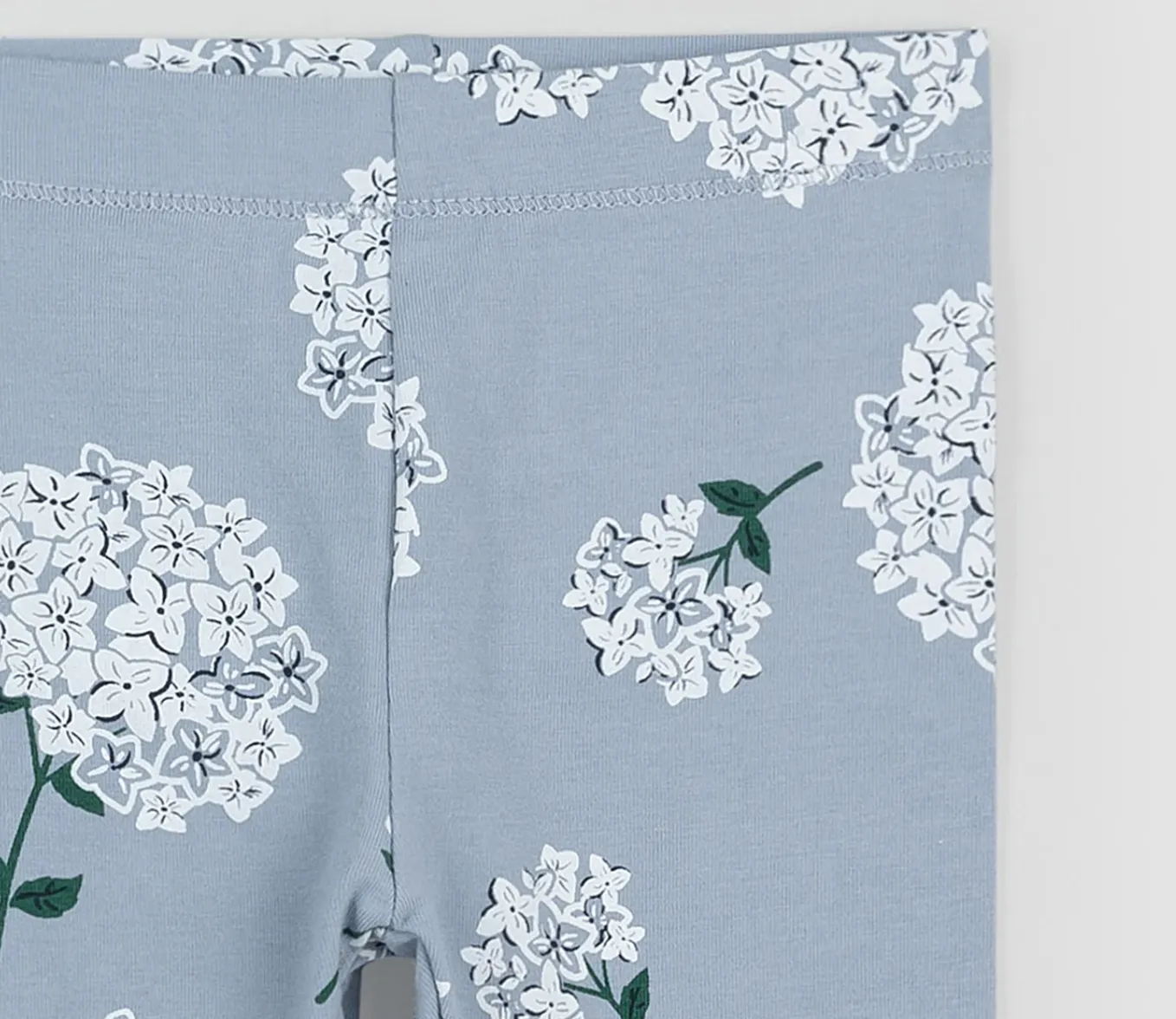 Miles the Label Hydrangea Capri Legging Ashley Blue