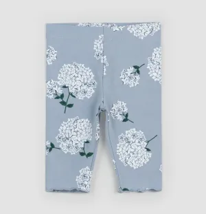 Miles the Label Hydrangea Capri Legging Ashley Blue
