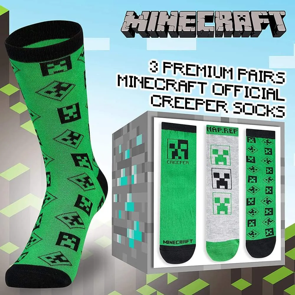 Minecraft Boys Socks, Kids Socks Boys Multipack, Minecraft gifts