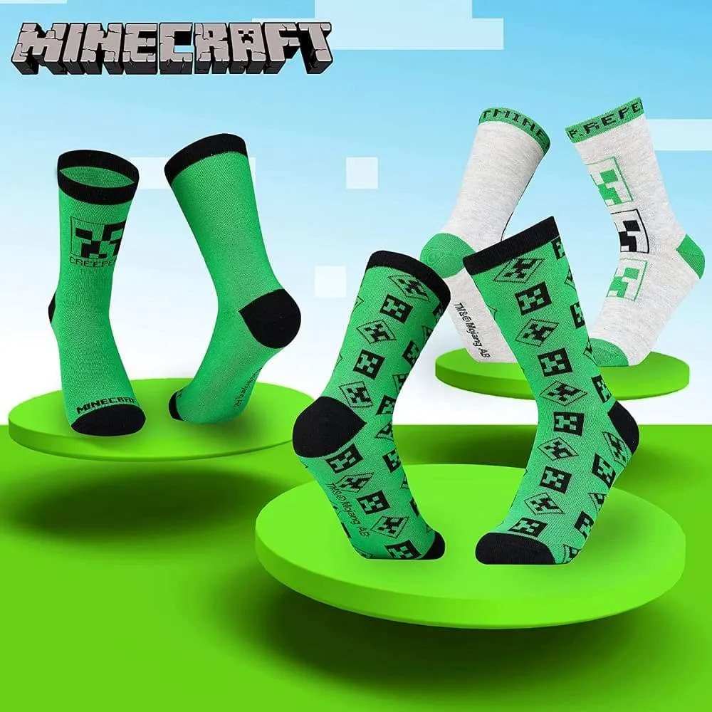 Minecraft Boys Socks, Kids Socks Boys Multipack, Minecraft gifts