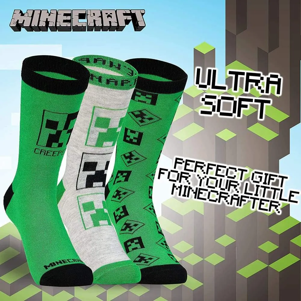 Minecraft Boys Socks, Kids Socks Boys Multipack, Minecraft gifts