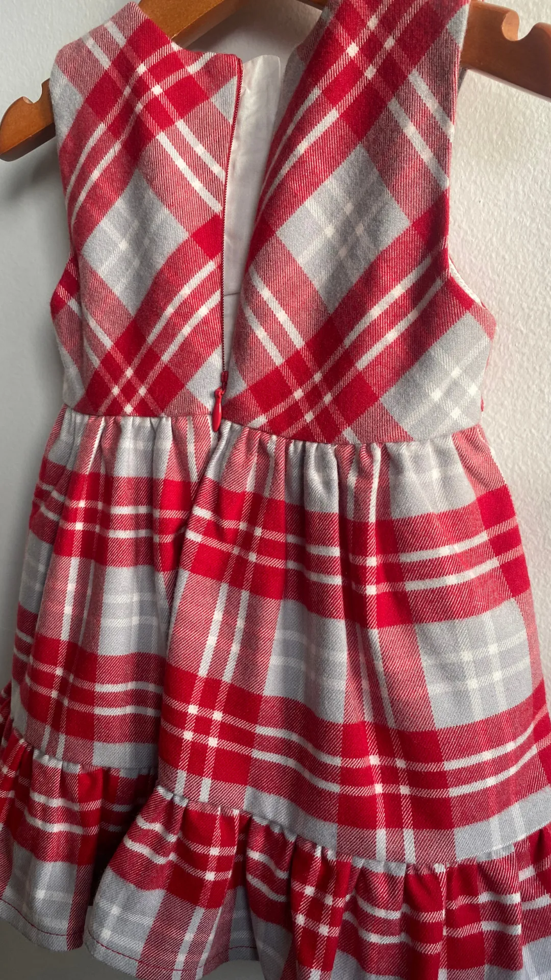 MINIBANDA - TARTAN DRESS - RED