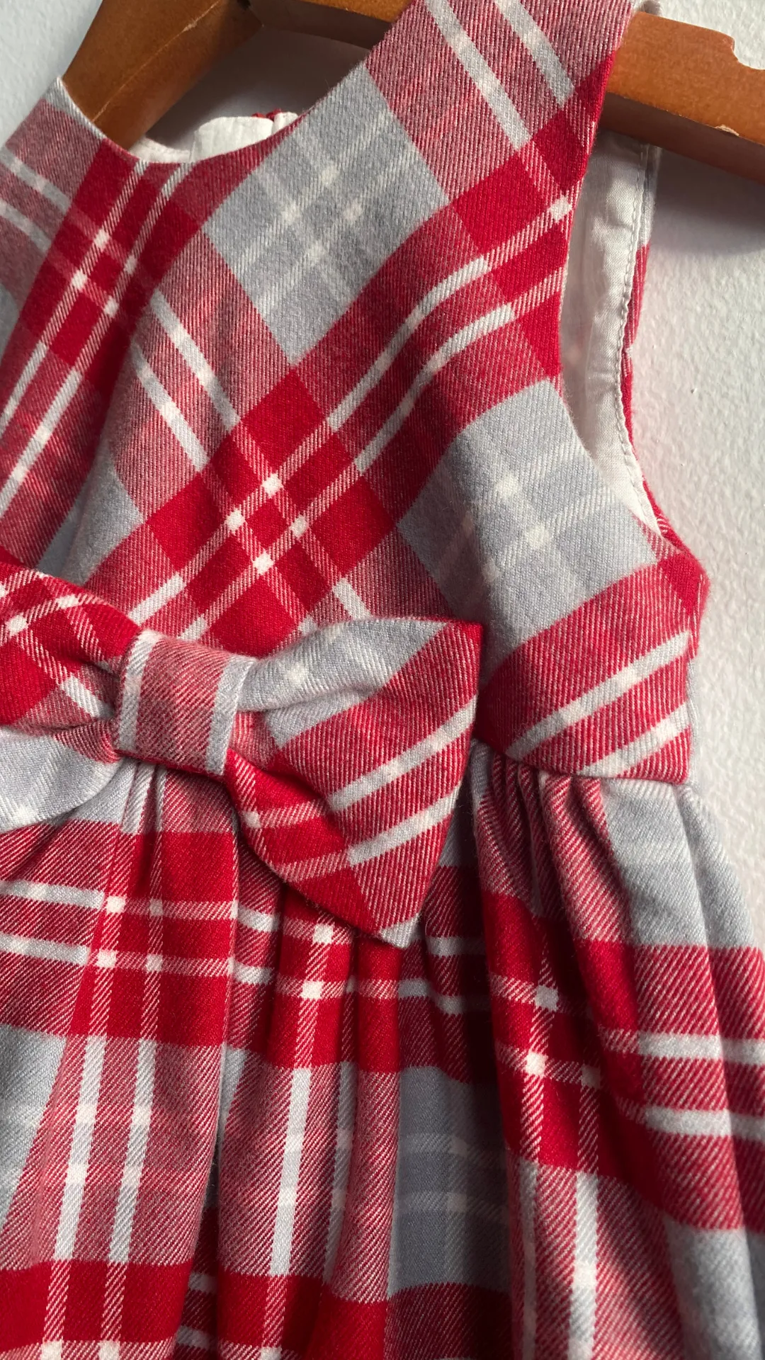 MINIBANDA - TARTAN DRESS - RED