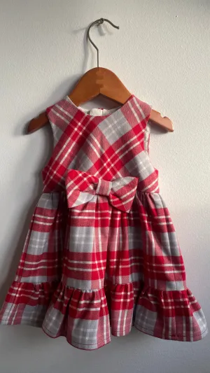MINIBANDA - TARTAN DRESS - RED