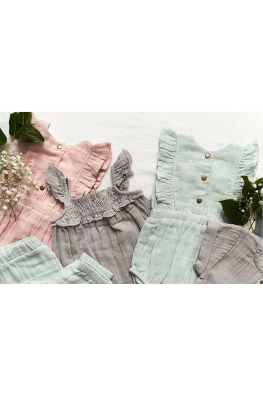 Mint Ruffle Bodysuit
