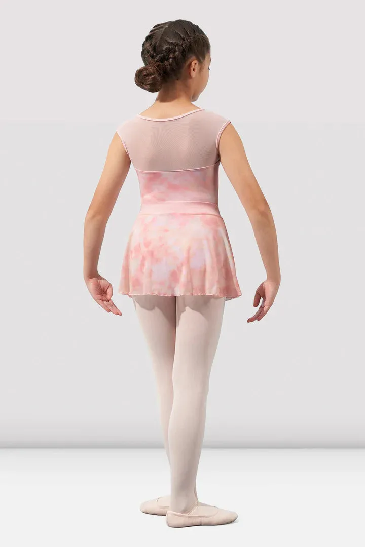 Mirella MS1084C Watercolour Pull On Girls Skirt