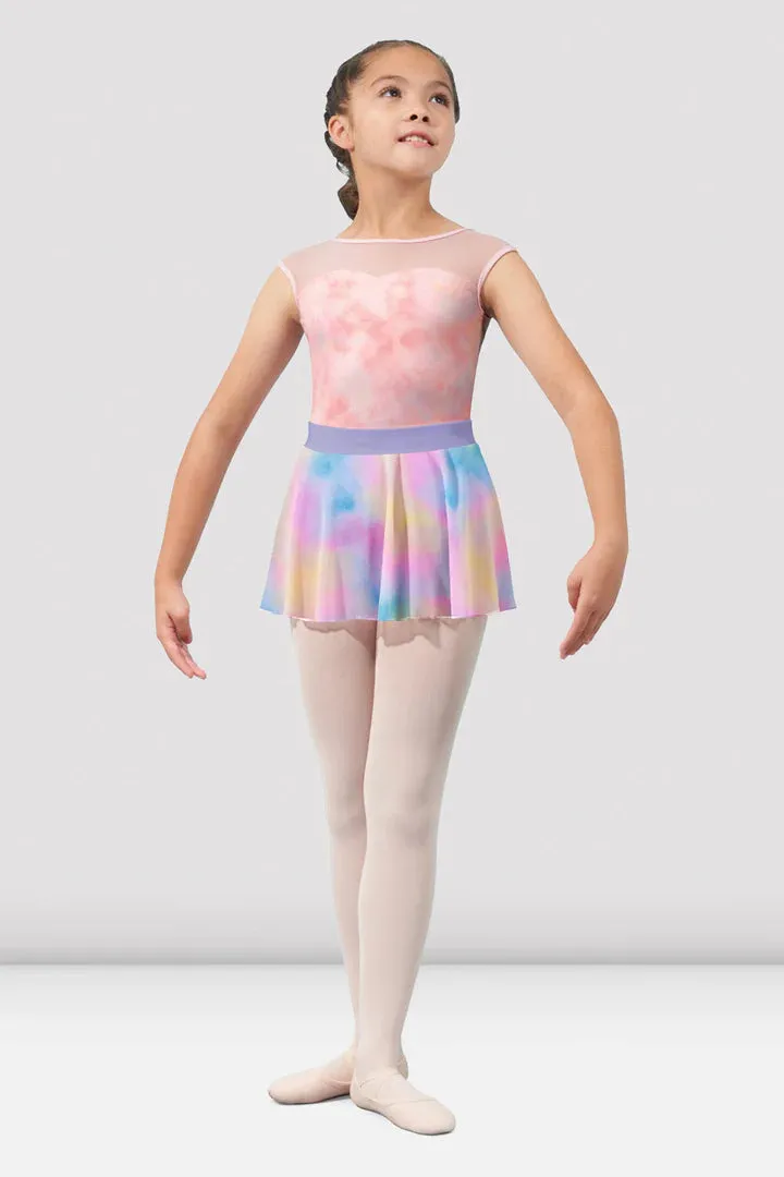 Mirella MS1084C Watercolour Pull On Girls Skirt