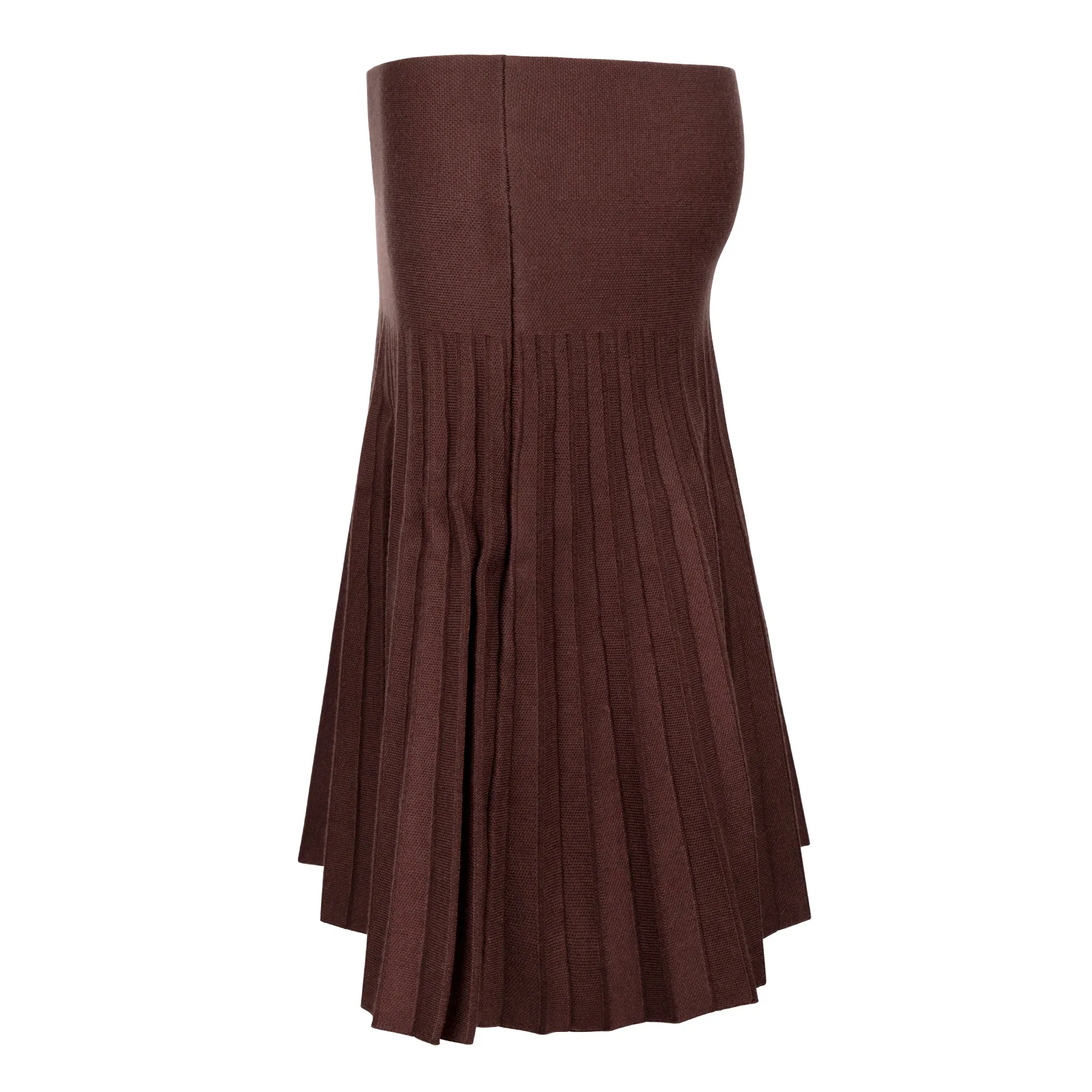 MM YEAR ROUND PLEATED - DARK BROWN