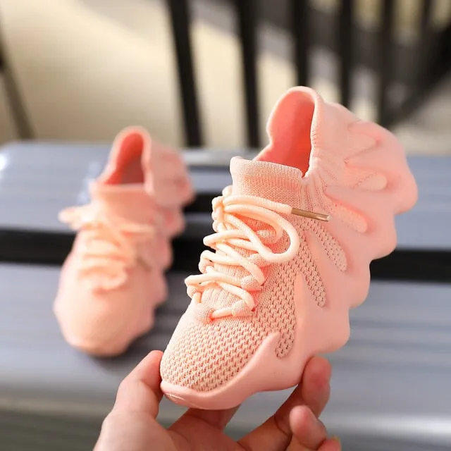 MOF Kids shoes new style boys girls cloud sneakers toddler little big kids trainers children fashion kicks